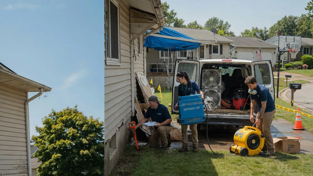 Ceiling Leak Cleanup in Jefferson, OH near me